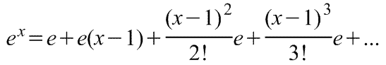 Разложить степенную функцию в ряд. Разложение показательной функции в ряд Тейлора. Разложение экспоненты в ряд Тейлора. Формула Тейлора экспонента. Ряд Тейлора e^x.